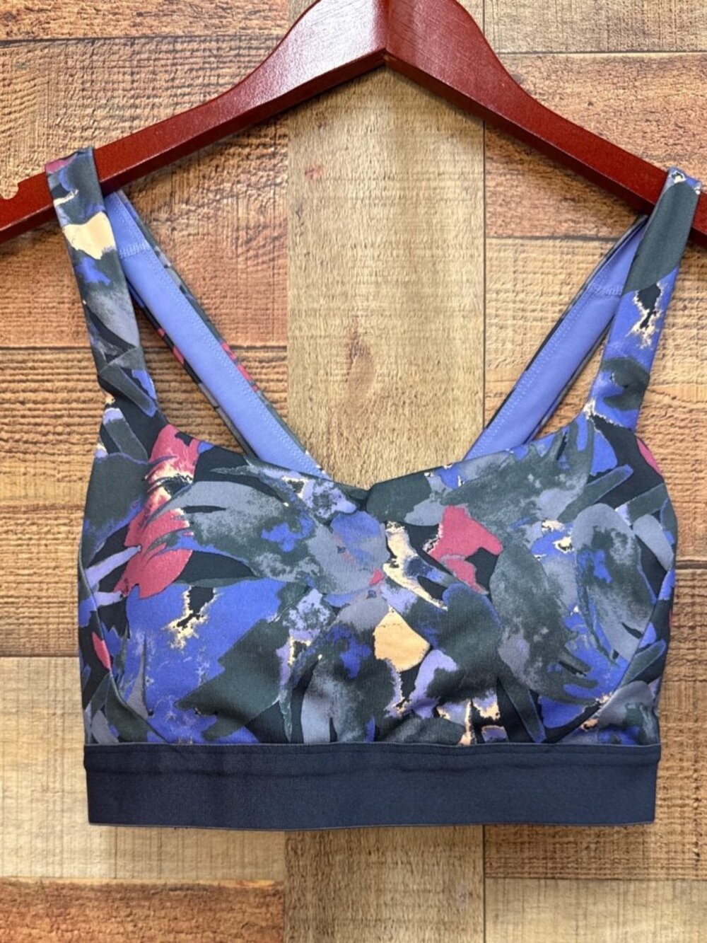 Patagonia Floral Print Sports Bra Size L